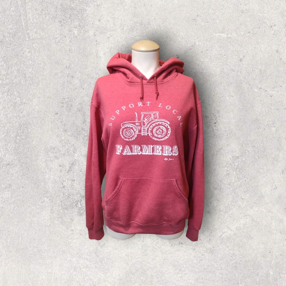 Support Local Farmers Red Hoodie